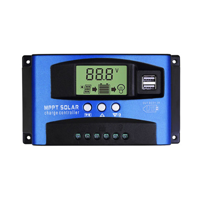 Solar panel controller 12/24V 60A dual USB MPPT